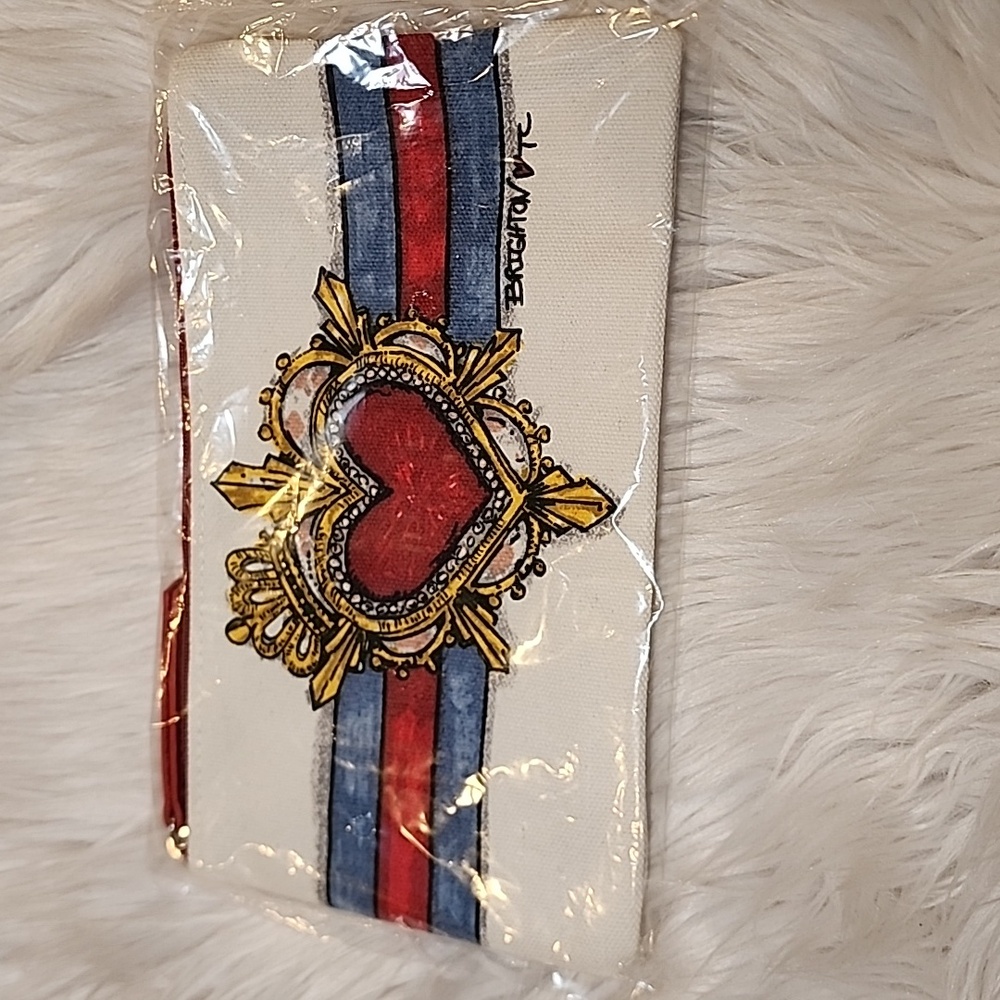 New In Love We Trust Large Pouch, NWT